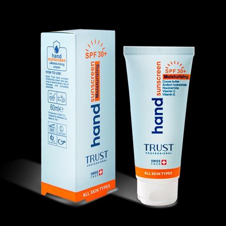 کرم تخصصی دست ضدآفتاب و آبرسان +SPF30 بی‌رنگ تراست