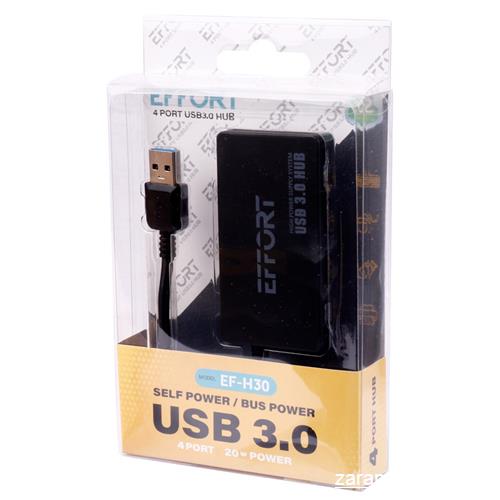 هاب 4 پورت USB 3.0 EFFORT مدل EF-H30